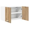 vidaXL Mueble colgante 2 pcs Roble Artesano y 60 x 31 x 40 cm