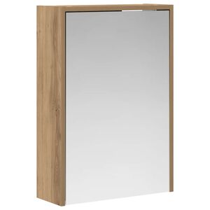vidaXL Armario con espejo de ba&ntilde;o Roble Artesanal 43 x 16 x 62.5 cm