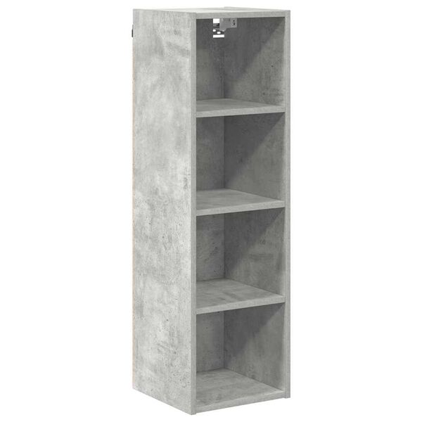 vidaXL Mueble colgante Gris Concreto 30 x 29,5 x 100 cm