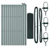 vidaXL Poste de Valla Verde 25 x 0,8 m (malla de 12 x 12 mm)
