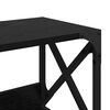 vidaXL Soporte para Impresora Roble Negro 44 x 26 x 31.5 cm