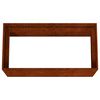 vidaXL Maceta de acero corten 80x40x40 cm
