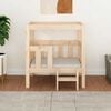 vidaXL Cama para perros madera maciza de pino 65,5x50,5x70 cm