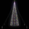 vidaXL &Aacute;rbol de Navidad LED con estacas de tierra Multicolor 400 cm