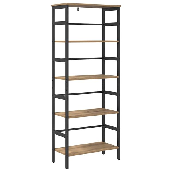 vidaXL Estante de libros Roble artesanal 60 x 29,5 x 149 cm