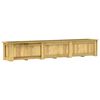 vidaXL Arriate de madera de pino impregnada 291x50x50 cm