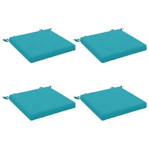 vidaXL Cojines de Asiento de 4 Piezas SOEST 4 uds. 100% Poli&eacute;ster