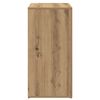vidaXL Vitrina Roble artesanal 59 x 39 x 80 cm Madera contrachapada
