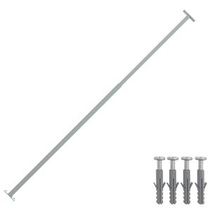 vidaXL Barra de seguridad ajustable para ventana 710-1200 mm