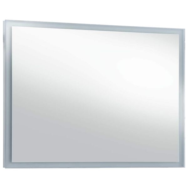 vidaXL Espejo de pared de ba&ntilde;o con LED 100x60 cm