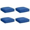vidaXL Coj&iacute;n 4 uds. Tela Oxford Azul Royal 40 x 40 x 8 cm