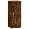 vidaXL Aparador de madera contrachapada roble ahumado 34,5x34x180 cm