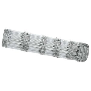 vidaXL Valla de campo Plateado 100 x 0,8 m Acero galvanizado