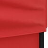 vidaXL Carpa para fiestas plegable con paredes laterales rojo 3x6 m