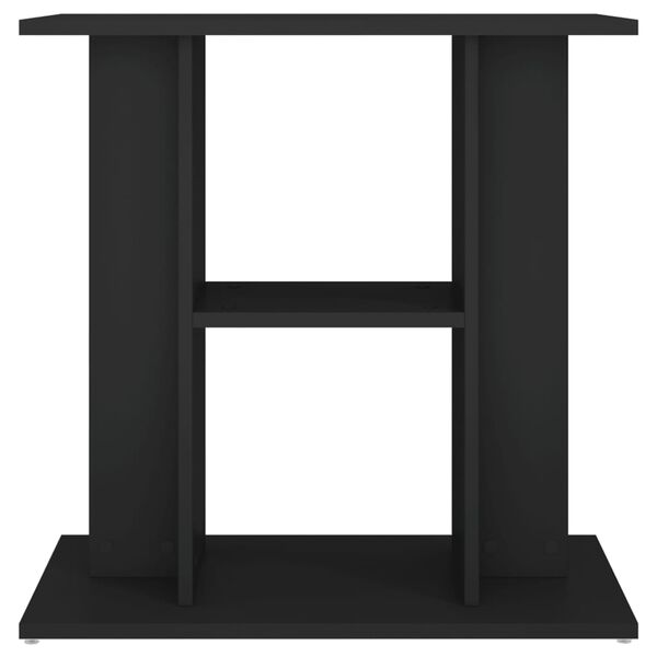 vidaXL Soporte para acuario madera de ingenier&iacute;a negro 60x30x60 cm