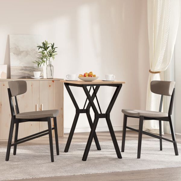 vidaXL Patas de mesa de comedor estructura Y acero 60x40x73 cm
