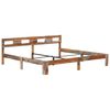 vidaXL Estructura de cama sin colch&oacute;n madera maciza 200x200 cm