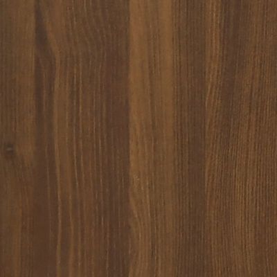 vidaXL Armario colgante madera contrachapada marrón roble 80x31x60 cm