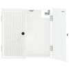 vidaXL Armario para dianas EDE Blanco Brillante 52,5 x 10,5 x 53,5 cm