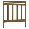 vidaXL Cabecero de cama madera maciza pino marr&oacute;n miel 95x4x100 cm