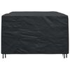 vidaXL Funda para muebles Liso Negro 240 x 180 x 100 cm 600D