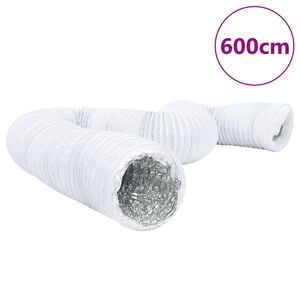 vidaXL Conducto de ventilaci&oacute;n de aluminio y PVC 6 m &Oslash;15 cm