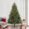 vidaXL &Aacute;rbol de Navidad Artificial Plegable 300 LEDs Verde 240 cm