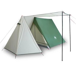 vidaXL Tienda de campa&ntilde;a para 3 personas impermeable verde