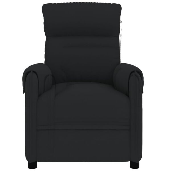 vidaXL Sill&oacute;n de masaje elevable tela negro