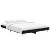 vidaXL Estructura de cama madera de ingenier&iacute;a negra 140x190 cm