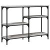 vidaXL Mesa consola madera de ingenier&iacute;a gris Sonoma 102x29x75 cm