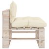 vidaXL Muebles de jard&iacute;n de palets 7 pzas y cojines madera de pino
