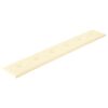 vidaXL Paneles de pared 12 pcs Crema 90 x 15 cm Cuero sint&eacute;tico