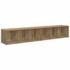 vidaXL Conjunto de mueble de TV 2 pcs Roble artesanal 37 x 35 x 107cm