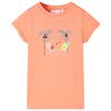 Camiseta infantil color melocot&oacute;n 140