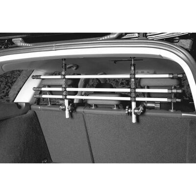 TRIXIE Divisor de coche para perros aluminio plateado y negro 13171