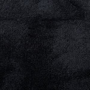 vidaXL Alfombra de pelo corto OVIEDO negro 120x120 cm
