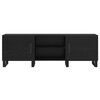 vidaXL Gabinete de TV Roble Negro 150 x 30 x 50 cm