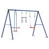 vidaXL Juego de Columpios Exterior Multicolor 263 x 185 x 185 cm