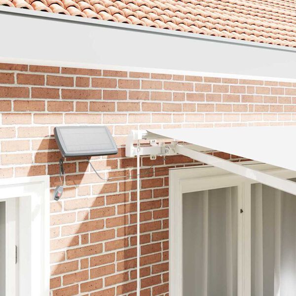 vidaXL Toldo Retr&aacute;ctil con tira de luces LED 350 x 250 cm Tela y acero