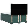vidaXL Cama box spring con colch&oacute;n terciopelo verde oscuro 160x200 cm