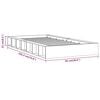 vidaXL Estructura cama individual madera maciza marr&oacute;n miel 75x190 cm