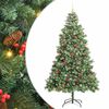 vidaXL &Aacute;rbol de Navidad artificial Verde 240 cm PVC y Metal