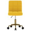 vidaXL Sillas de comedor giratorias 2 uds terciopelo amarillo mostaza