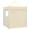 vidaXL Carpa de Fiesta Crema 200 x 200 x 315 cm Tela Oxford