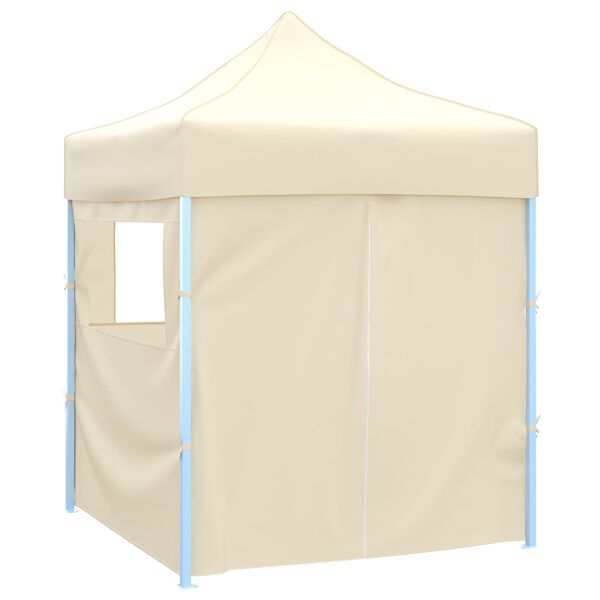 vidaXL Carpa de Fiesta Crema 200 x 200 x 315 cm Tela Oxford