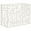 vidaXL Funda para Aire Acondicionado Blanco 110 x 50 x 80 cm Acero