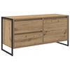 vidaXL Gabinete de TV con cajón Roble Artesanal 100 x 36 x 49.5 cm