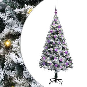 vidaXL &Aacute;rbol de Navidad artificial 150 cm PVC y Acero y Pl&aacute;stico