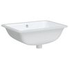 vidaXL Lavabo de ba&ntilde;o rectangular cer&aacute;mica blanco 52x38,5x19,5 cm